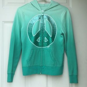 Justice glitter hoodie